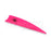 One hot pink Bohning Bolt vane showing the black Bolt symbol. The Ten Zone Archery logo is visible as a watermark over the image.