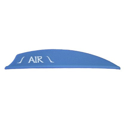 Satin blue Bohning Air vane with white AIR logo.