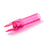 Closeup image of one pink EV-S standard diameter nock by Evolusion Arrows from Ten Zone Archery