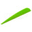 AAE Elite Plastifletch 4-inch vane,flo green colour on white background with Ten Zone Archery logo watermark