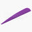 AAE Elite Plastifletch 4-inch vane, purple colour on white background with Ten Zone Archery logo watermark