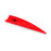 One red Bohning Bolt vane showing the black Bolt symbol. The Ten Zone Archery logo is visible as a watermark over the image.