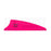 One hot pink Bohning X vane showing the black X symbol. The Ten Zone Archery logo is visible as a watermark over the image.