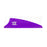 One purple Bohning X vane showing the white X symbol. The Ten Zone Archery logo is visible as a watermark over the image.