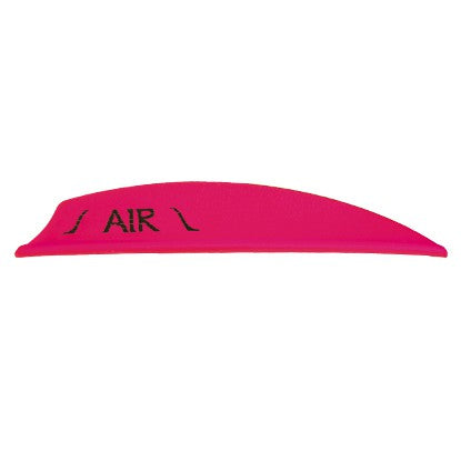 Hot pink Bohning Air vane with black AIR logo.