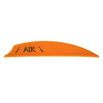 Neon orange Bohning Air vane with black AIR logo.