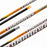 Tomahawk .005 shaft by Evolusion Arrows from Ten Zone Archery showing stainless steel half-out.