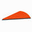 One neon orange Q2i Rapt-X vane with a black base. The Ten Zone Archery logo is visible as a watermark over the image.