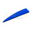 One blue Q2i X-II 3-inch vane with a black base. The Ten Zone Archery logo is visible as a watermark over the image.