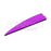 One purple Q2i X-II 3-inch vane with a black base. The Ten Zone Archery logo is visible as a watermark over the image.