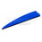 One blue Q2i X-II 3.5-inch vane with a black base. The Ten Zone Archery logo is visible as a watermark over the image.