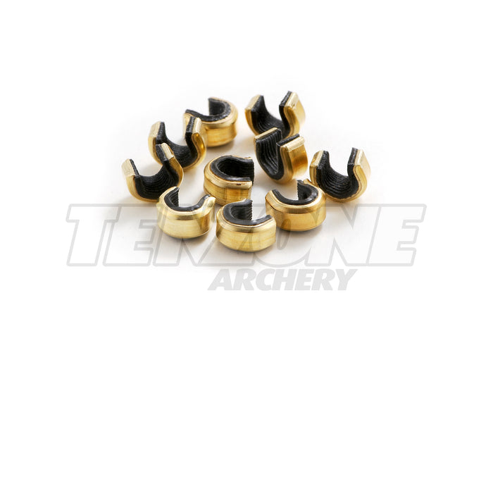 SAUNDERS - Brass Nok Set -  Nock Point - 10 pack
