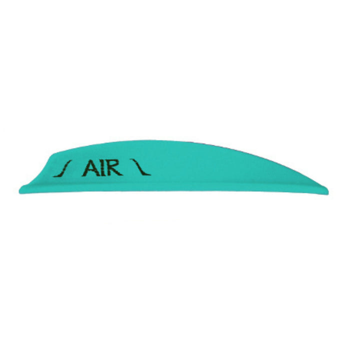 Teal Bohning Air vane with black AIR logo.